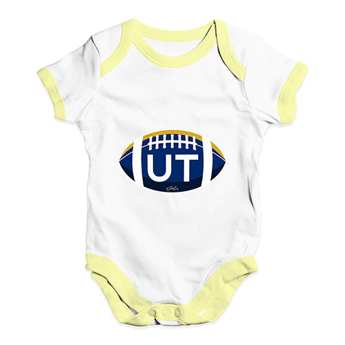 UT Utah State Football Baby Unisex Baby Grow Bodysuit