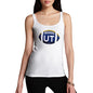 Womens Novelty Tank Top Christmas UT Utah State Football Women's Tank Top Large White