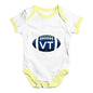 VT Vermont State Football Baby Unisex Baby Grow Bodysuit