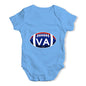 VA Virginia State Football Baby Unisex Baby Grow Bodysuit