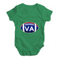 VA Virginia State Football Baby Unisex Baby Grow Bodysuit