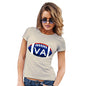 Funny T Shirts For Women VA Virginia State Football Women's T-Shirt X-Large Natural