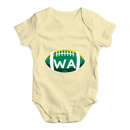 WA Washington State Football Baby Unisex Baby Grow Bodysuit