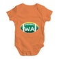 WA Washington State Football Baby Unisex Baby Grow Bodysuit