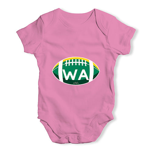 WA Washington State Football Baby Unisex Baby Grow Bodysuit