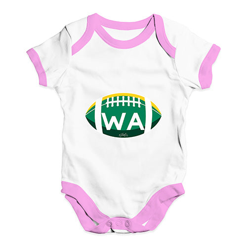 WA Washington State Football Baby Unisex Baby Grow Bodysuit