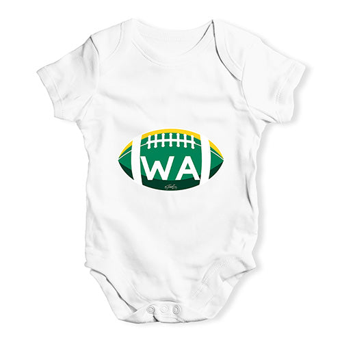 WA Washington State Football Baby Unisex Baby Grow Bodysuit