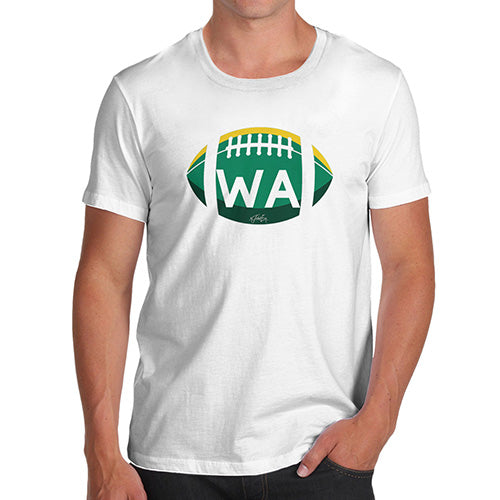 Mens Humor Novelty Graphic Sarcasm Funny T Shirt WA Washington State Football Men's T-Shirt Medium White