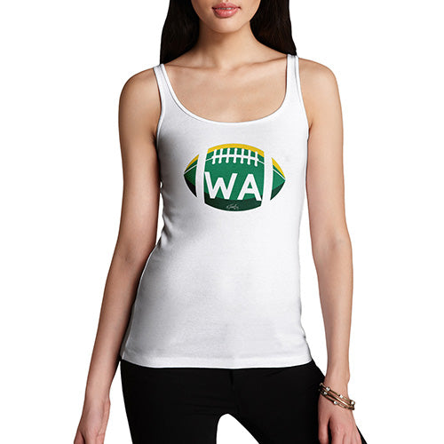 Women Funny Sarcasm Tank Top WA Washington State Football Women's Tank Top X-Large White