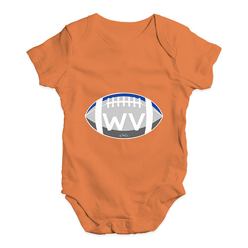 WV West Virginia State Football Baby Unisex Baby Grow Bodysuit