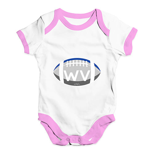 WV West Virginia State Football Baby Unisex Baby Grow Bodysuit