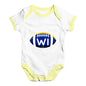 WI Wisconsin State Football Baby Unisex Baby Grow Bodysuit