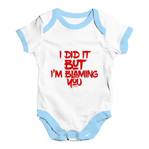 I'm Blaming You Baby Unisex Baby Grow Bodysuit