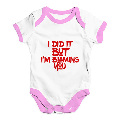 I'm Blaming You Baby Unisex Baby Grow Bodysuit