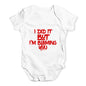 I'm Blaming You Baby Unisex Baby Grow Bodysuit