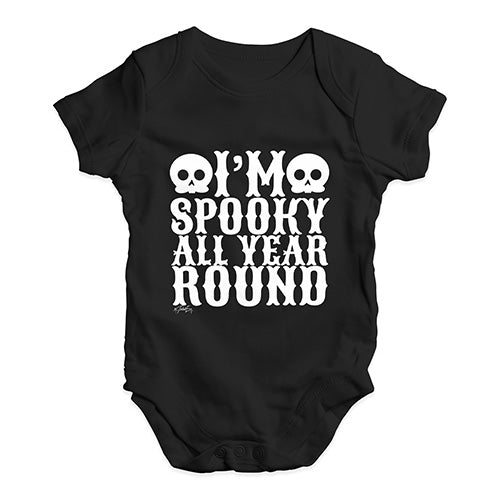 Spooky All Year Round Baby Unisex Baby Grow Bodysuit