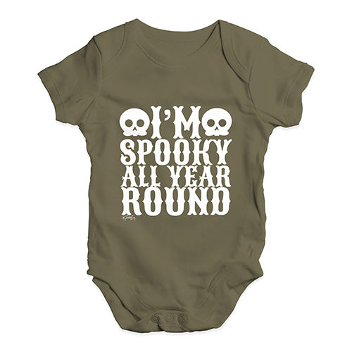 Spooky All Year Round Baby Unisex Baby Grow Bodysuit