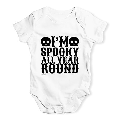 Spooky All Year Round Baby Unisex Baby Grow Bodysuit