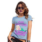 Womens Novelty T Shirt This Mermaid Is Getting Married Women's T-Shirt Large Sky Blue