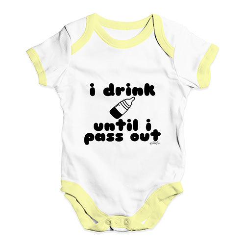 I Drink Until I Pass Out Baby Unisex Baby Grow Bodysuit