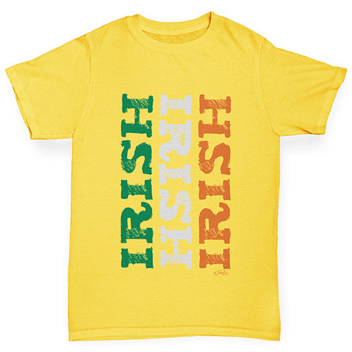 Irish Irish Irish Flag Boy's T-Shirt