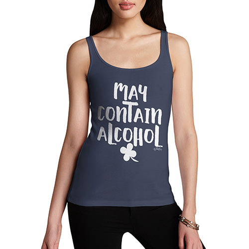 May Contain Alcohol Shamrock Women's Tank Top