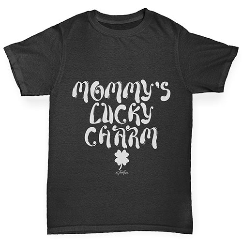 Mummy's Lucky Charm Shamrock Boy's T-Shirt