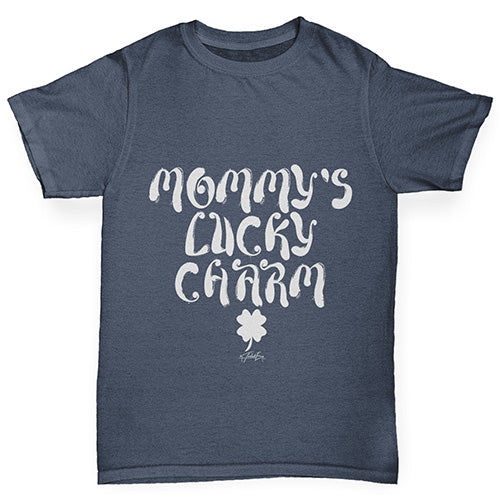 Mummy's Lucky Charm Shamrock Boy's T-Shirt