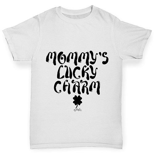 Mummy's Lucky Charm Shamrock Boy's T-Shirt