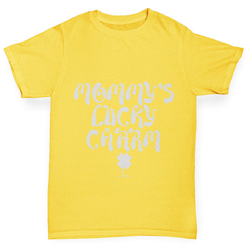 Mummy's Lucky Charm Shamrock Boy's T-Shirt