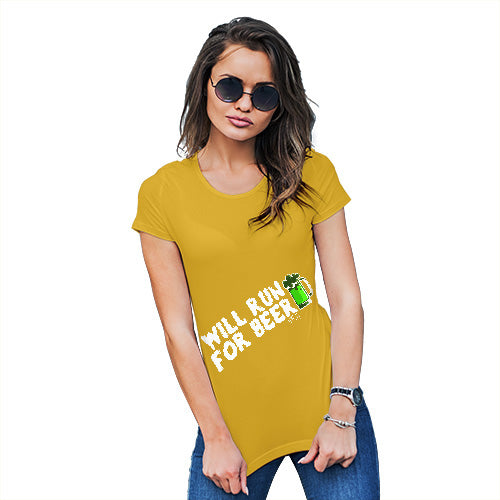 St Patrick's Day Will Run For Beer Women's T-Shirt