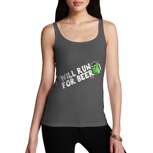 St Patrick's Day Will Run For Beer Women's Tank Top