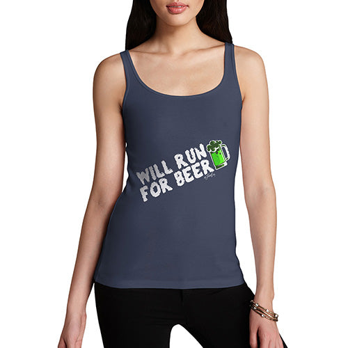 St Patrick's Day Will Run For Beer Women's Tank Top