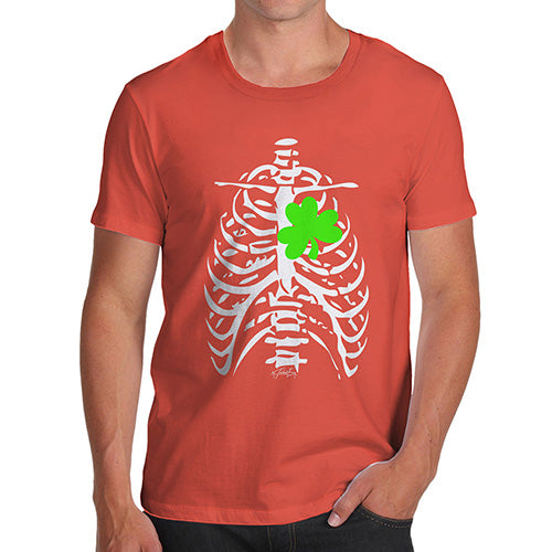 X-ray Irish Shamrock heart Men's T-Shirt