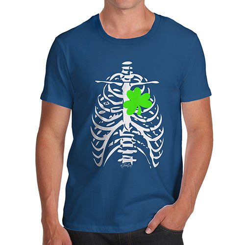 X-ray Irish Shamrock heart Men's T-Shirt