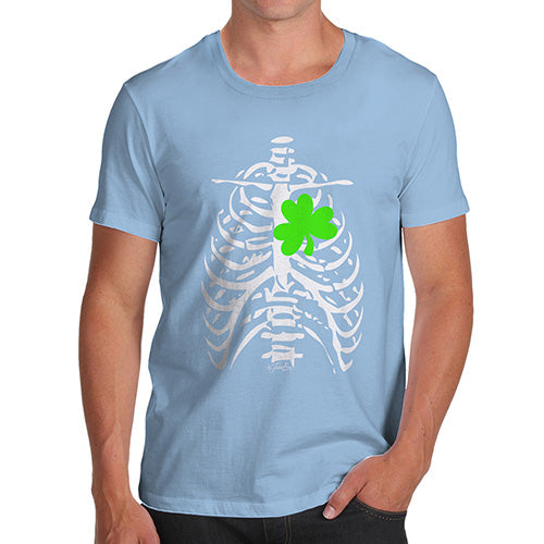 X-ray Irish Shamrock heart Men's T-Shirt