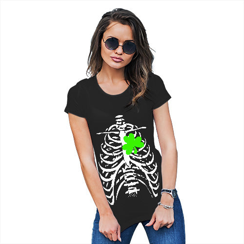 X-ray Irish Shamrock heart Women's T-Shirt