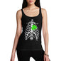 X-ray Irish Shamrock heart Women's Tank Top