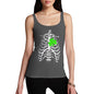 X-ray Irish Shamrock heart Women's Tank Top