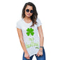 Funny Shirts For Women Clover Me Brotha Women's T-Shirt Large White