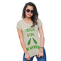 Funny T Shirts For Mum Irish Girl Wasted Bottles Women's T-Shirt Large Natural