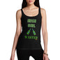 Funny Tank Tops For Women Irish Girl Wasted Bottles Women's Tank Top Medium Black