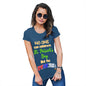 Funny T-Shirts For Women Sarcasm American St Patrick's Day Women's T-Shirt X-Large Royal Blue