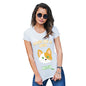 Womens Humor Novelty Graphic Funny T Shirt Pass Me A Beer Meow Women's T-Shirt Small White