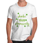 Funny Tee Shirts For Men Shake Your Shamrocks Green Men's T-Shirt Small White