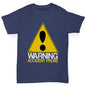 Boys Funny Tshirts Warning Accident Prone Boy's T-Shirt Age 9-11 Navy