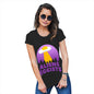 Funny Tee Shirts For Women Aliens Eggists Women's T-Shirt Large Black