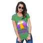 Funny T Shirts Aliens Eggists Women's T-Shirt Large Green