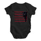 Black Pug Mugshot Baby Unisex Baby Grow Bodysuit