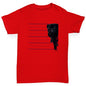 funny t shirts for boys Black Pug Mugshot Boy's T-Shirt Age 12-14 Red